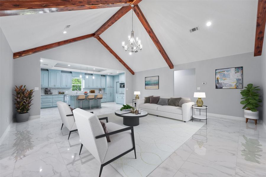 Furnished interior view inside a new home in , Cleveland (Image 4). Furnished interior view inside a new home in , Cleveland (Image 4).