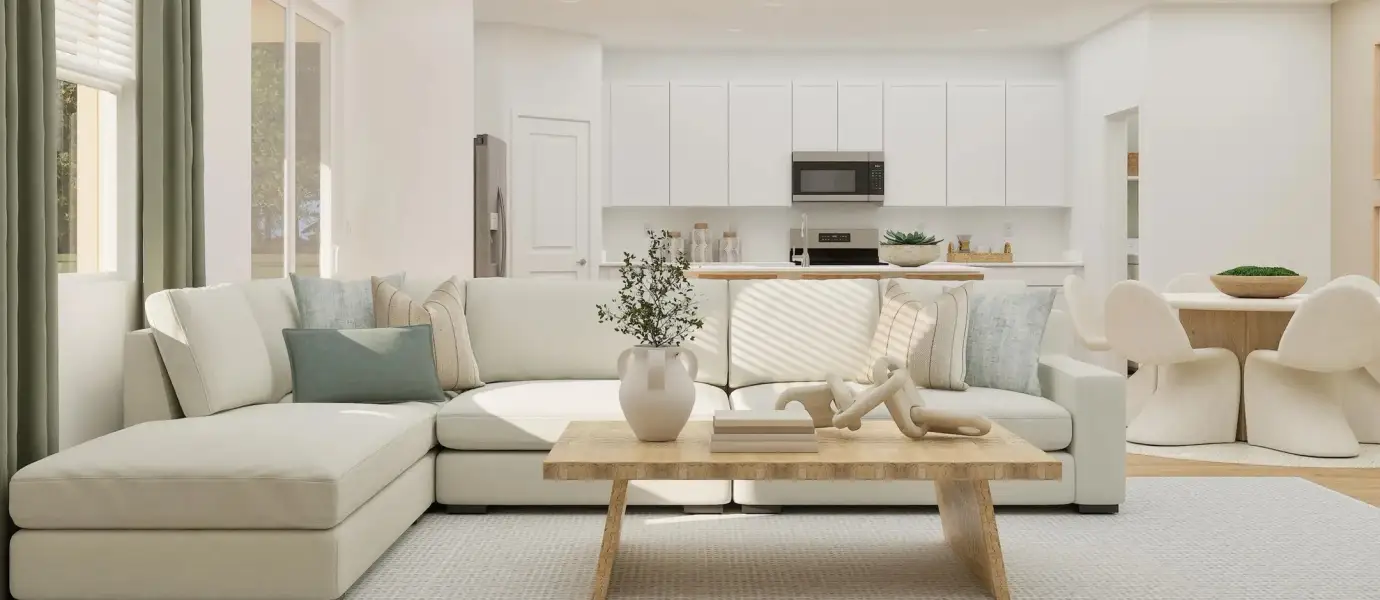 Representative furnished interior of a home built from the Monterey Plan 3053 by Lennar in Surprise Foothills, Surprise (Image 5).