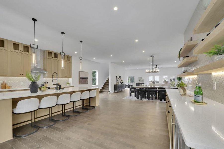 Furnished interior view inside a new home in , Buford (Image 34).
