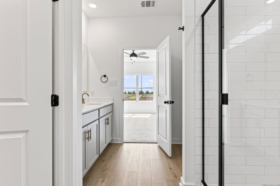 Furnished interior view inside a new home in The Wilder, Adkins (Image 5).