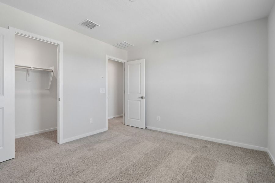 A room with white doors.