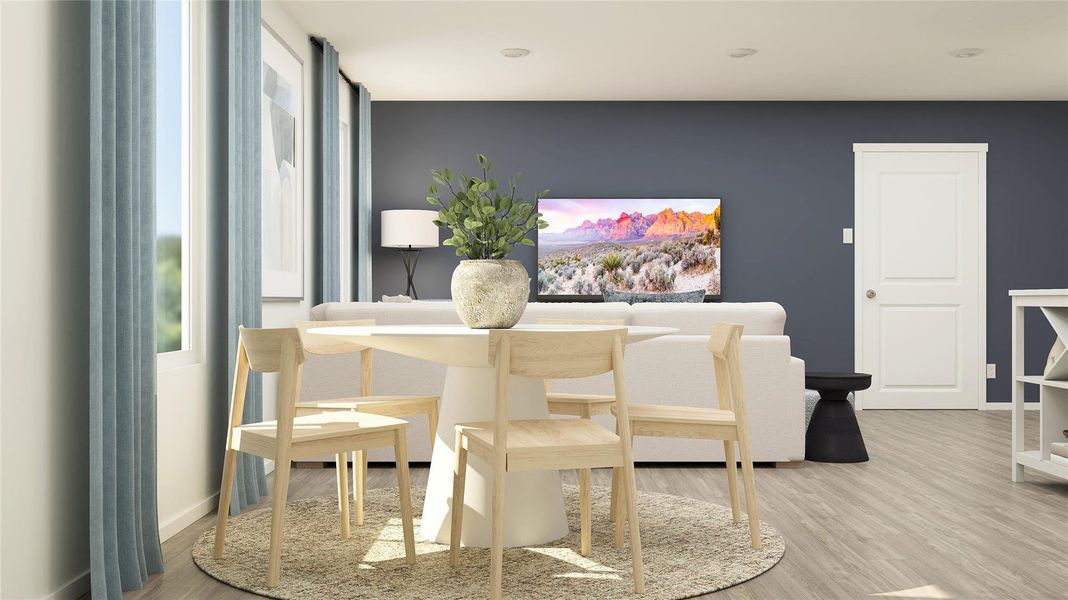Furnished interior view inside a new home in Santa Fe Village, Cleveland (Image 7). Furnished interior view inside a new home in Santa Fe Village, Cleveland (Image 7).