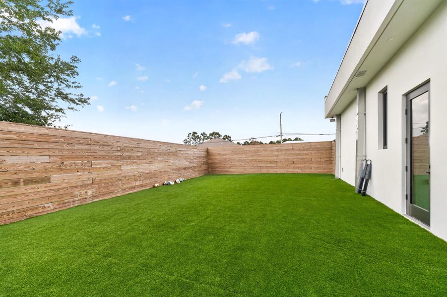 TURF BACKYARD