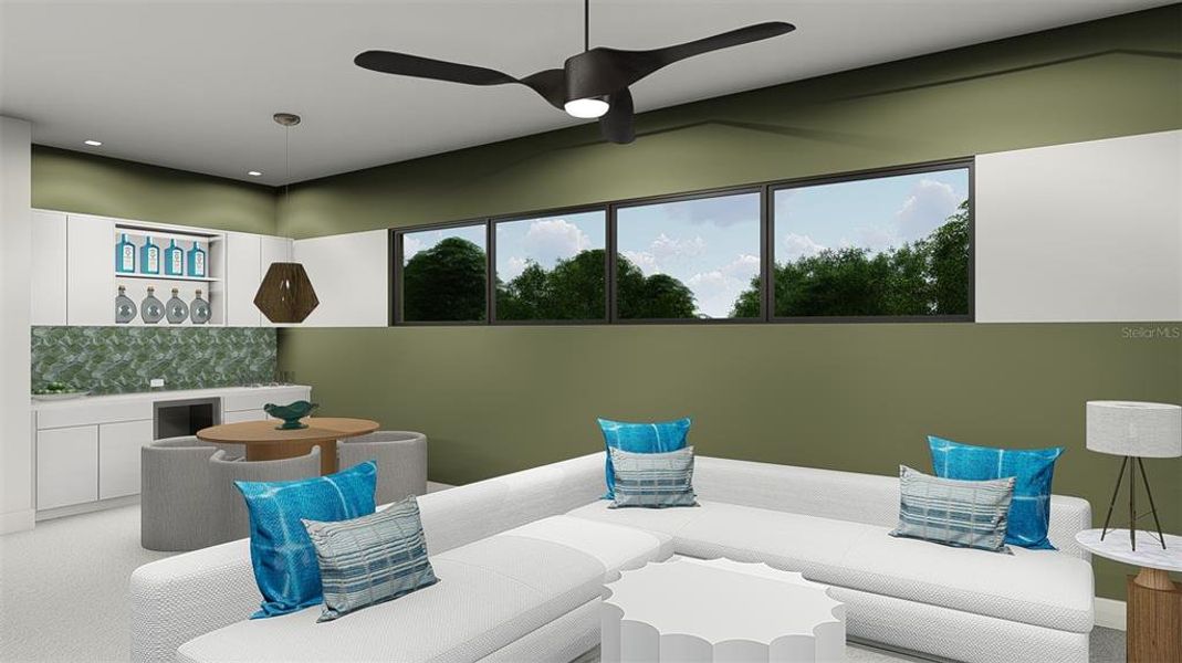 Furnished interior view inside a new home in , Fort Myers (Image 7).
