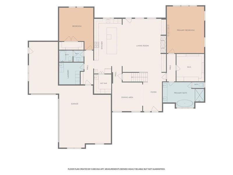 2D floor plan layout of this home in , Bethlehem, GA (Image 6).