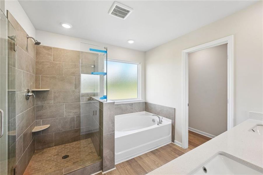 Furnished interior view inside a new home in Hemingway - Reserve Series, Cumming (Image 11).