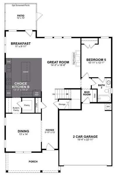 2D floor plan layout of this home in Stonewood Estates, Durham, NC (Image 2). 2D floor plan layout of this home in Stonewood Estates, Durham, NC (Image 2).