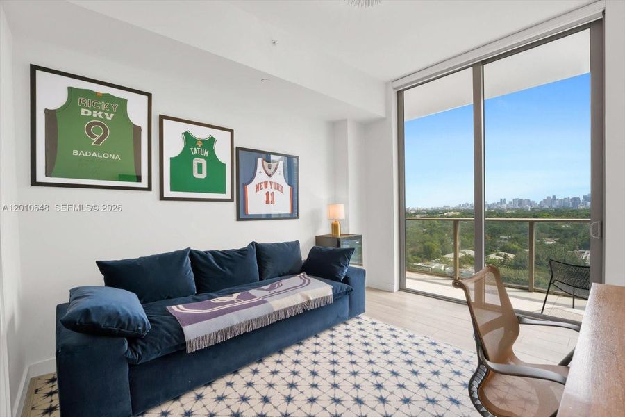Furnished interior view inside a new home in , Miami (Image 9). Furnished interior view inside a new home in , Miami (Image 9).