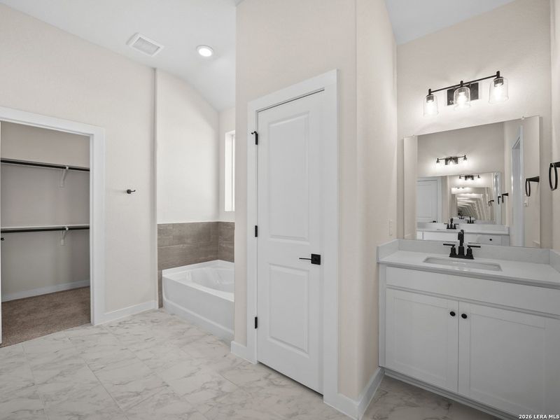 Furnished interior view inside a new home in Morgan Meadows, San Antonio (Image 6).