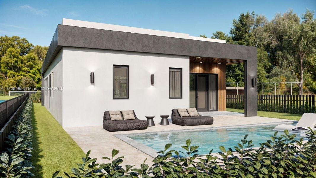 Front exterior of a new home in , Miami, FL, highlighting curb appeal (Image 3).