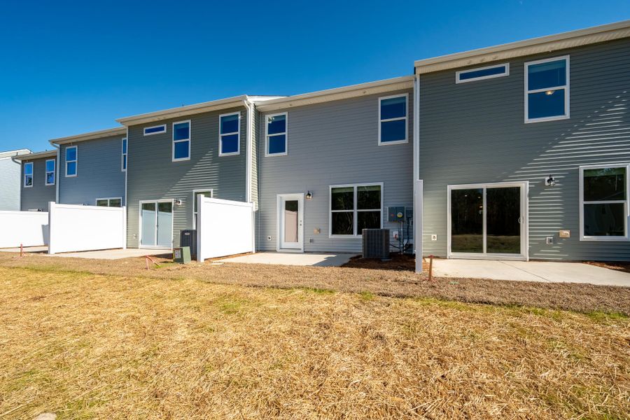 Exterior details and patio area of a home in The Landings at Montague, Goose Creek (Image 28).