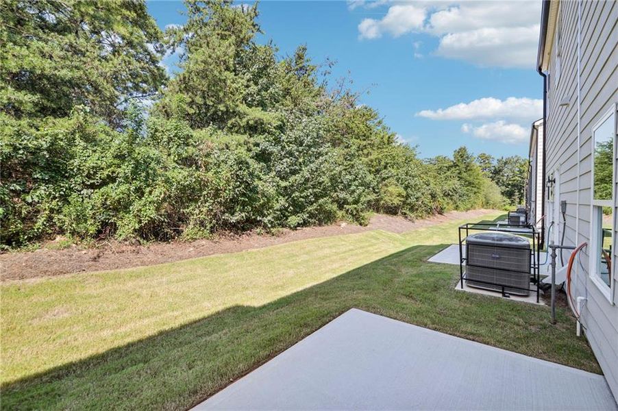 Exterior details and patio area of a home in Artisan Walk, Fairburn (Image 28).
