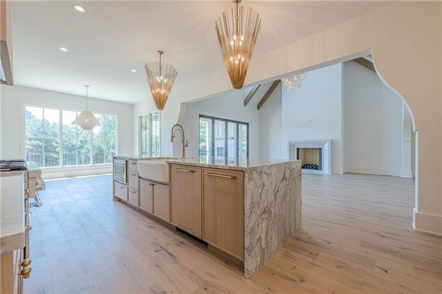 Furnished interior view inside a new home in , Canton (Image 49).