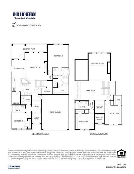 2D floor plan layout of this home in Clearview Ranch, Royse City, TX (Image 5). 2D floor plan layout of this home in Clearview Ranch, Royse City, TX (Image 5).