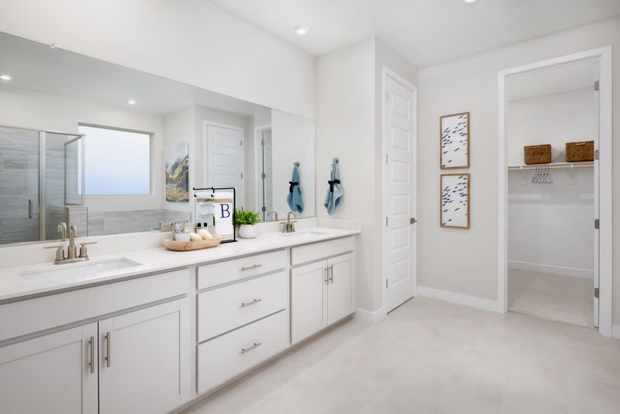 Furnished interior view inside a new home in Willows at Bella Vista Farms, San Tan Valley (Image 13).