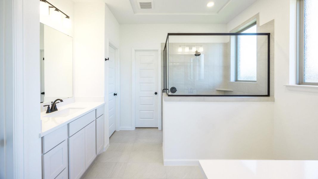 Furnished interior view inside a new home in Santa Rita Ranch - Tierra Rosa, Liberty Hill (Image 7).