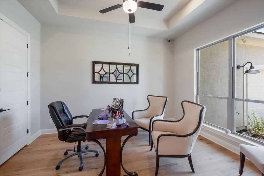 Furnished interior view inside a new home in Johnson Ranch, Bulverde (Image 15).