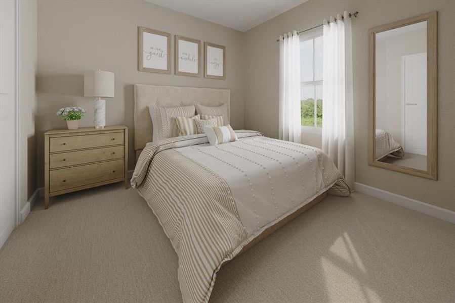 Furnished interior view inside a new home in Spring Branch Townhomes, Smyrna (Image 7).