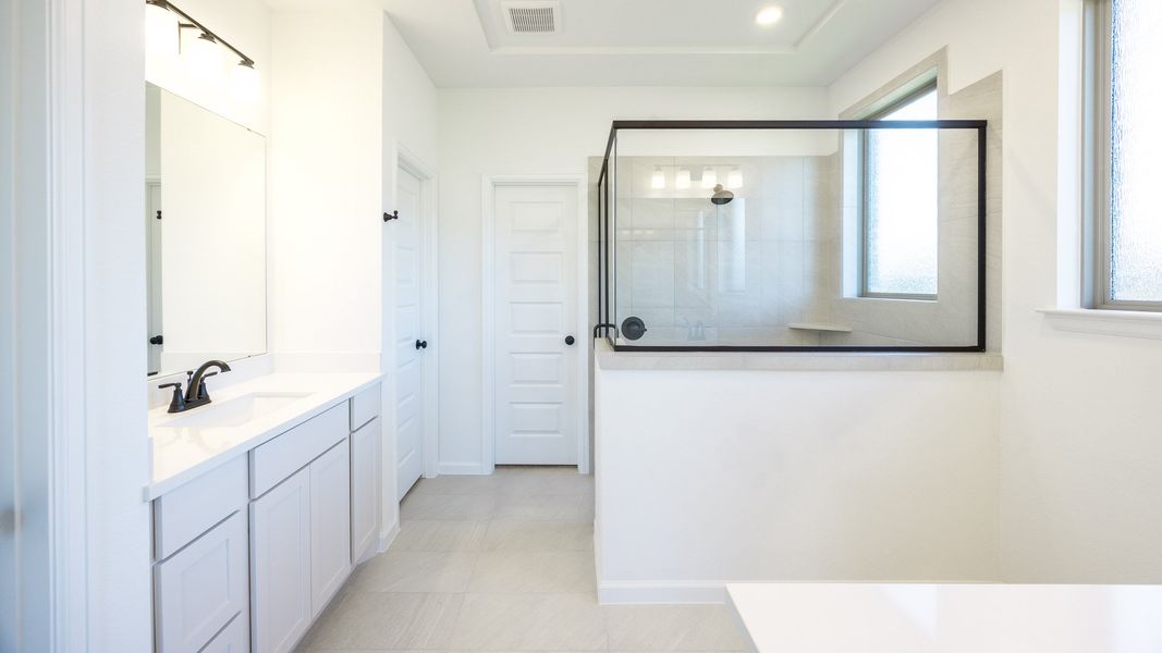 Furnished interior view inside a new home in Santa Rita Ranch - Tierra Rosa, Liberty Hill (Image 8).