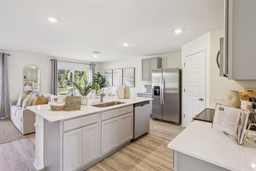 Furnished interior view inside a new home in Hamilton Bluff, Haines City (Image 14).