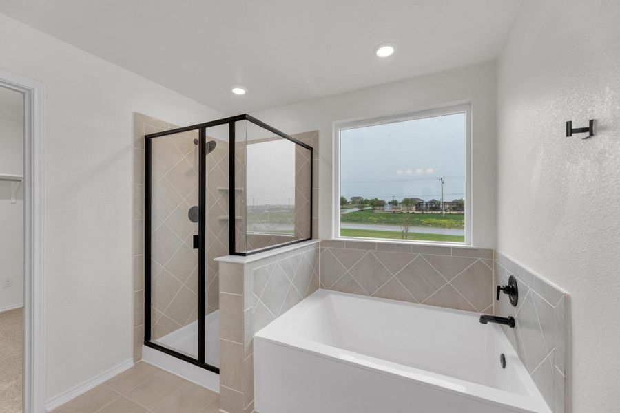 Furnished interior view inside a new home in Overlook Ranch, Georgetown (Image 11).