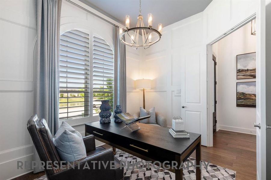 Furnished interior view inside a new home in Tavolo Park, Fort Worth (Image 5).