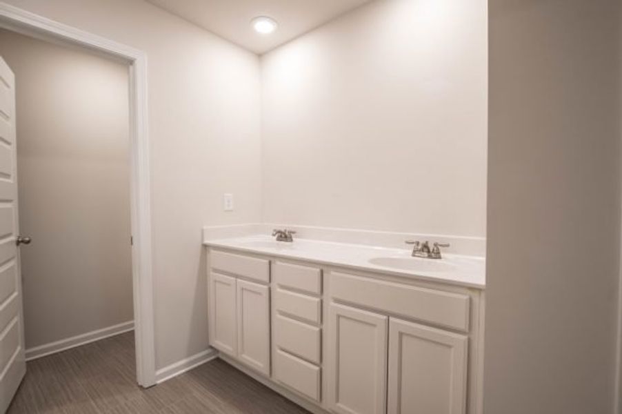 Representative furnished interior of a home built from the Turner by Piedmont Residential in Owen Preserve, Canton (Image 5).