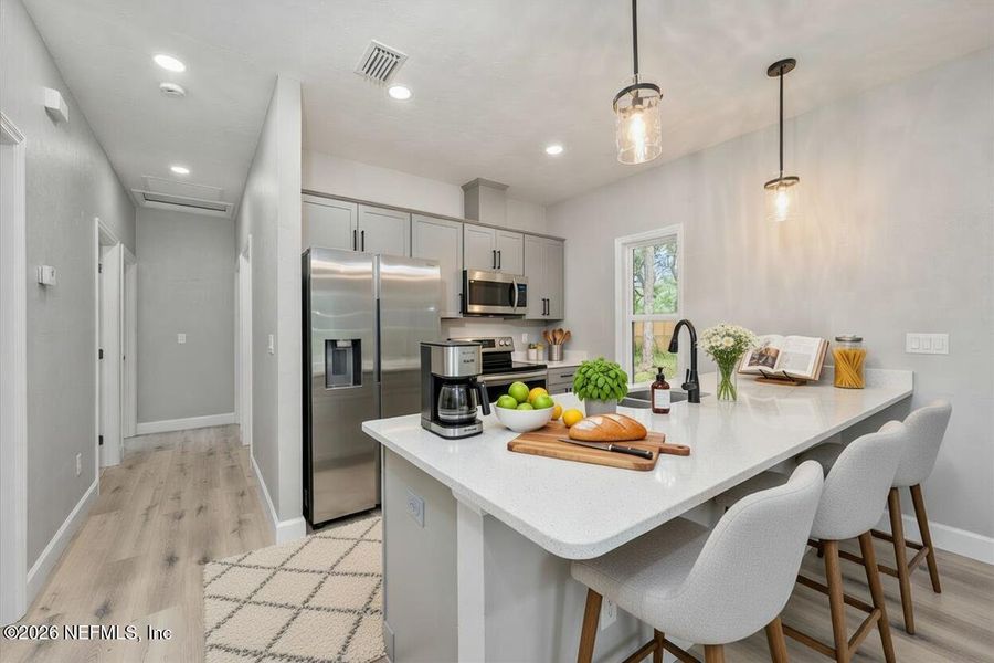 Furnished interior view inside a new home in , Interlachen (Image 7).
