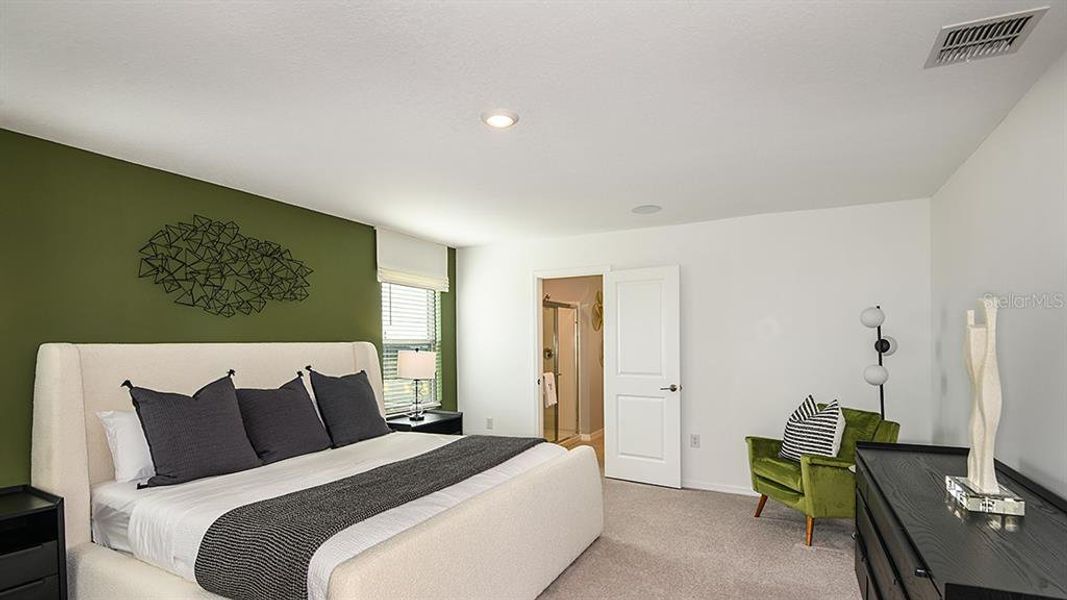 Furnished interior view inside a new home in Waterstone, Groveland (Image 10).