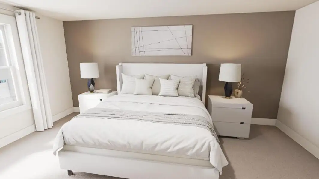 Furnished interior view inside a new home in Allen Park, Raleigh (Image 6).