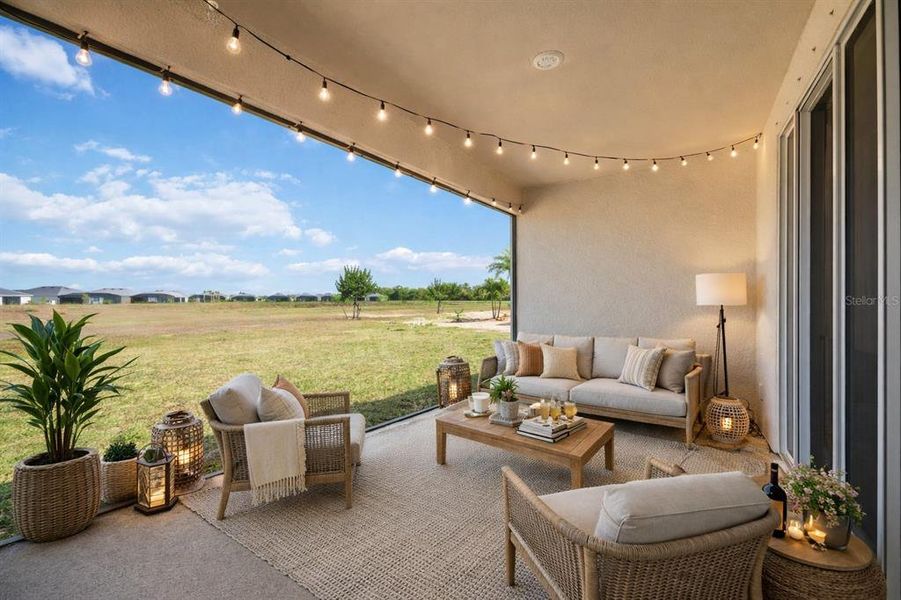 Exterior details and patio area of a home in Heritage Station, Punta Gorda (Image 19).