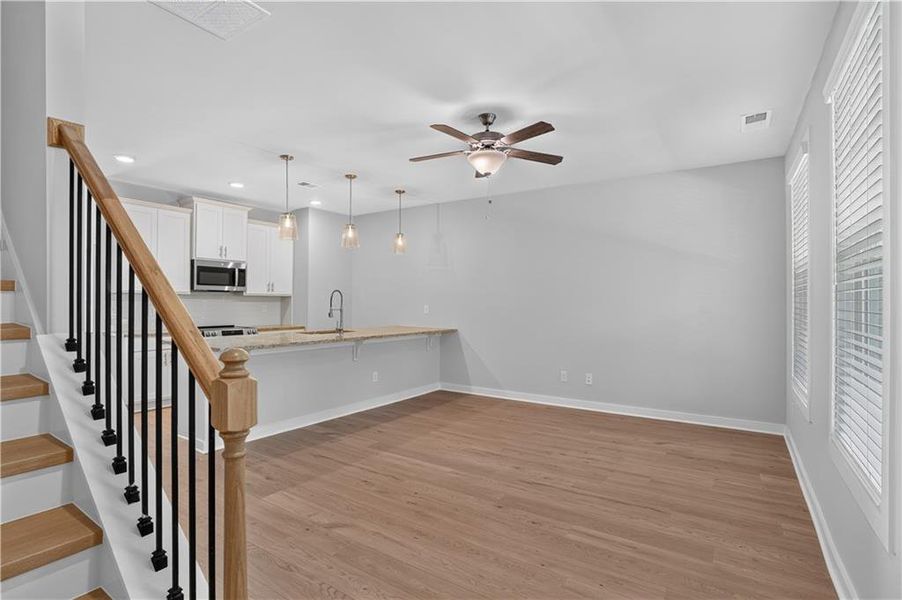 Spacious, unfurnished interior of a new home in The Cottages at East Lanier, Fayetteville (Image 11).