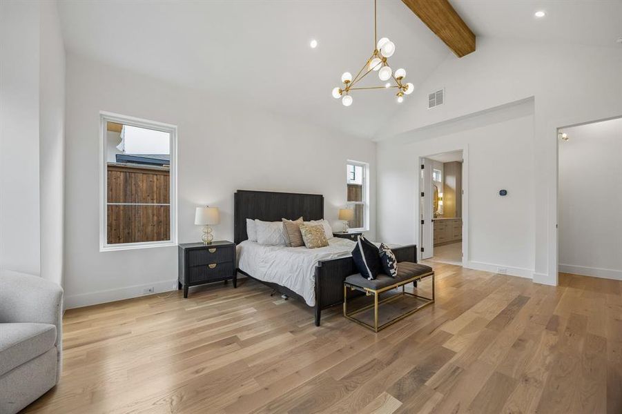 Furnished interior view inside a new home in , Dallas (Image 15).