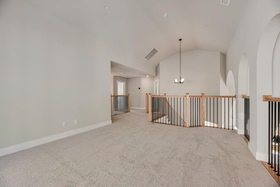 Spacious, unfurnished interior of a new home in Providence Cove, McKinney (Image 22).
