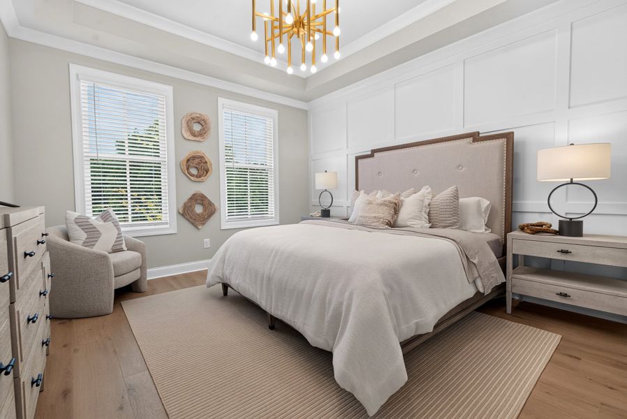 Representative furnished interior of a home built from the The Benton IV by The Providence Group in Ward's Crossing Townhomes, Johns Creek (Image 41).