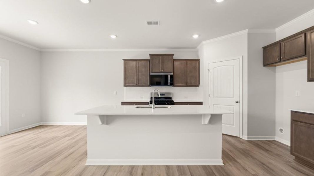 Furnished interior view inside a new home in Liberty Crossing, Braselton (Image 5).