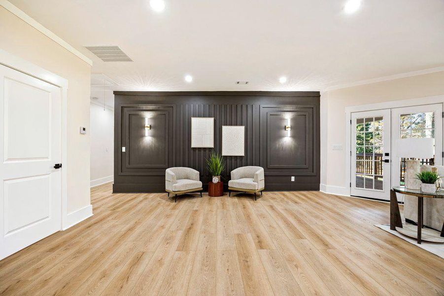 Furnished interior view inside a new home in , Decatur (Image 16).