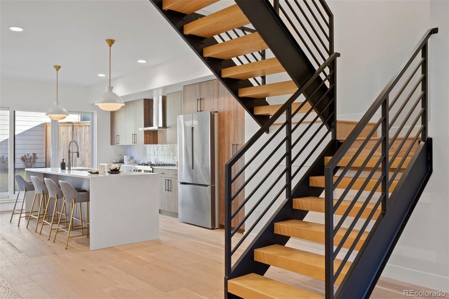 Furnished interior view inside a new home in , Denver (Image 39).