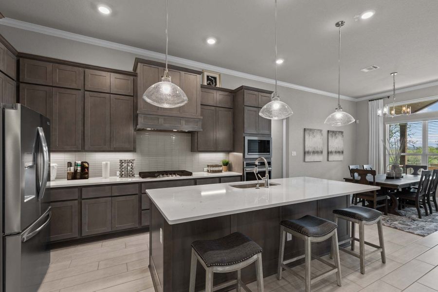 Representative furnished interior of a home built from the The Garner A by Davidson Homes LLC in The Reserve at Potranco Oaks, Castroville (Image 14).