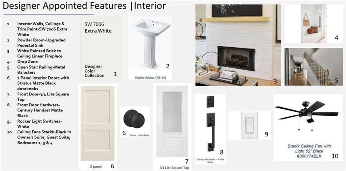 Sample of building materials used in homes in Sterling Pointe, Cumming (Image 27).