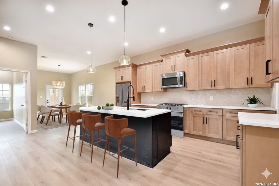 Furnished interior view inside a new home in , Moore (Image 9).