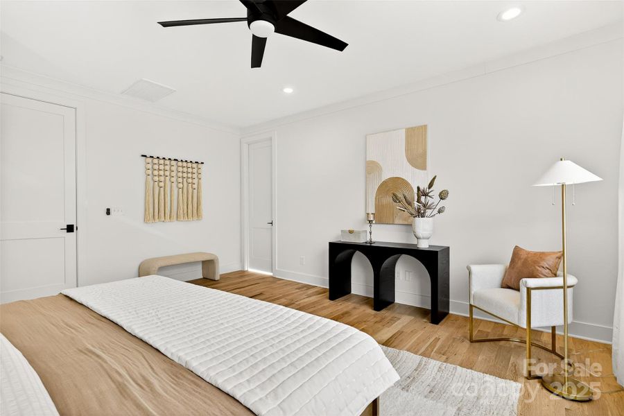 Furnished interior view inside a new home in , Charlotte (Image 29).