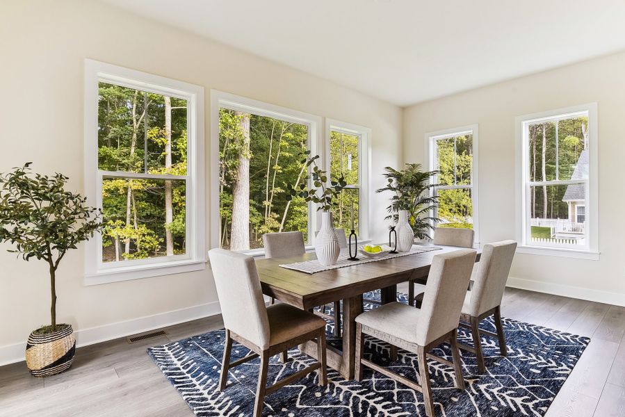 Representative furnished interior of a home built from the Lexington II by Caruso Homes in Rolling Meadows, Mooresville (Image 78).