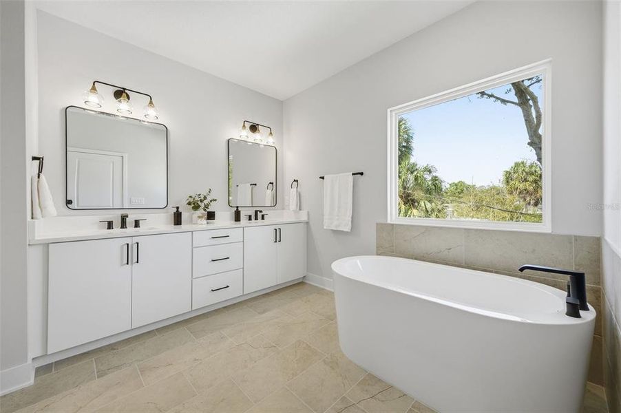 Furnished interior view inside a new home in , Tampa (Image 38).