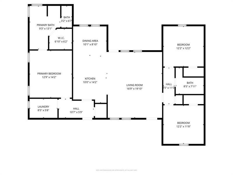 2D floor plan layout of this home in , Whitney, TX (Image 5). 2D floor plan layout of this home in , Whitney, TX (Image 5).
