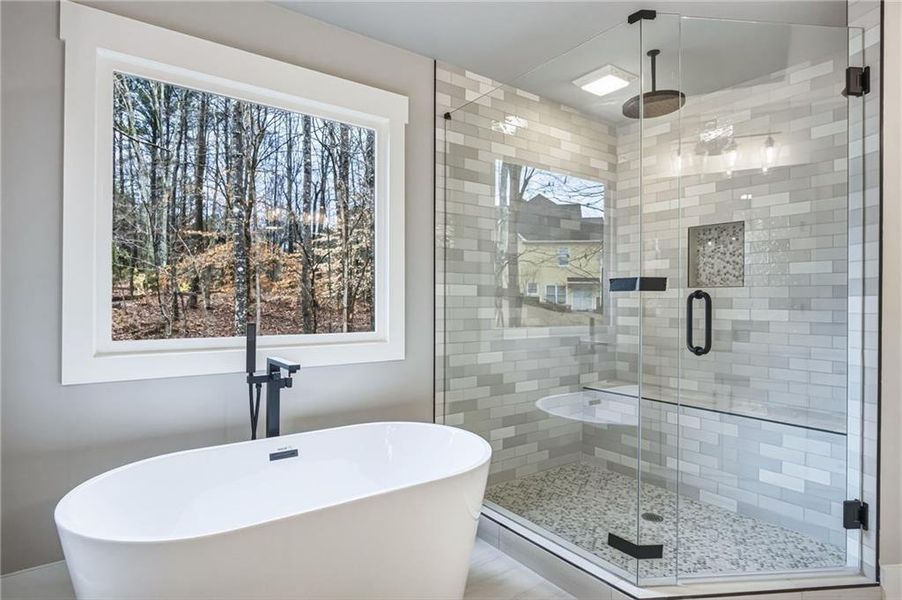 Furnished interior view inside a new home in , Canton (Image 38).