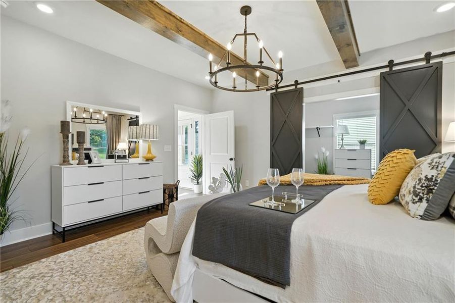 Furnished interior view inside a new home in , Cartersville (Image 10).