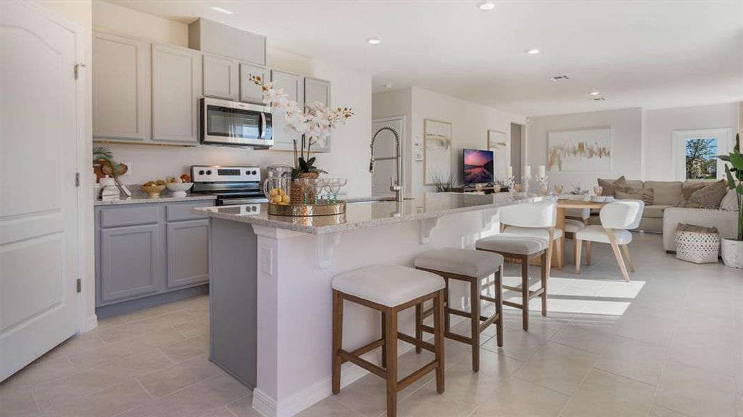 Furnished interior view inside a new home in Fox Branch, Lakeland (Image 3).