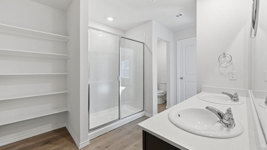 Furnished interior view inside a new home in Windrose, Pilot Point (Image 4).