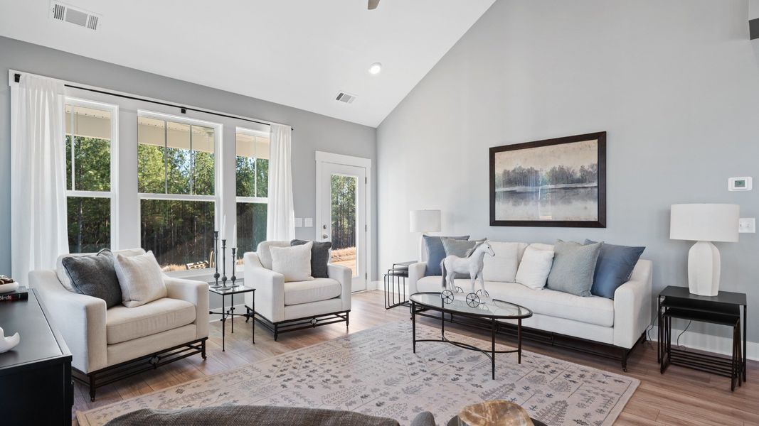 Furnished interior view inside a new home in Village at Midway, Anderson (Image 10).
